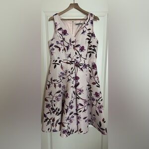 Danny & Nicole Purple Strapless A-Line Sundress